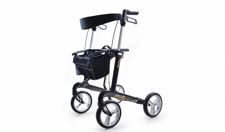 365速发国际医疗助行器SPIRIT X4，碳纤维框架，易于折叠，多高度可选择。